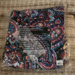 Vera Bradley Haymarket PAISLEY Navy Pink Bag